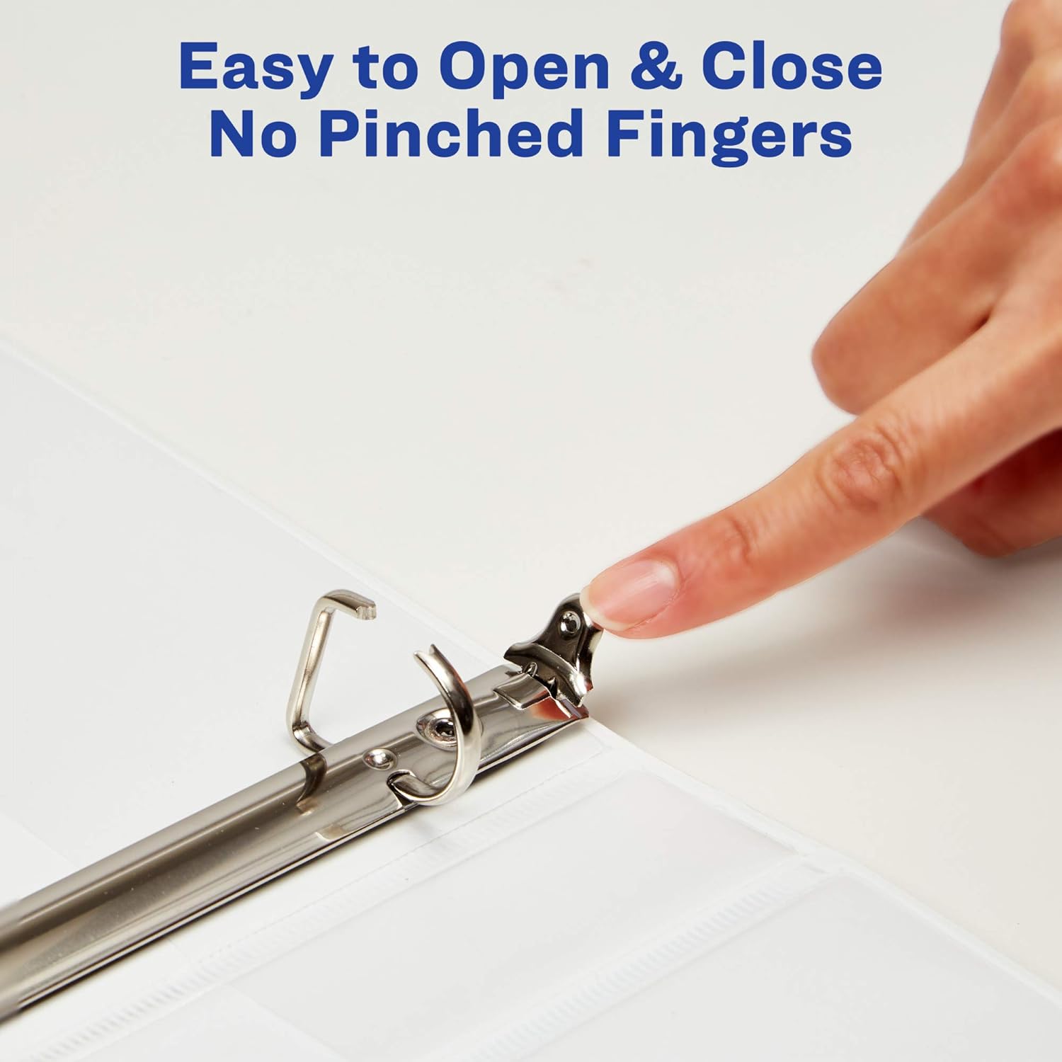 Avery Heavy-Duty View 3 Ring Binders, 1" Slant Rings, Holds 11" x 17" Paper, White, 2 Pack (17707)