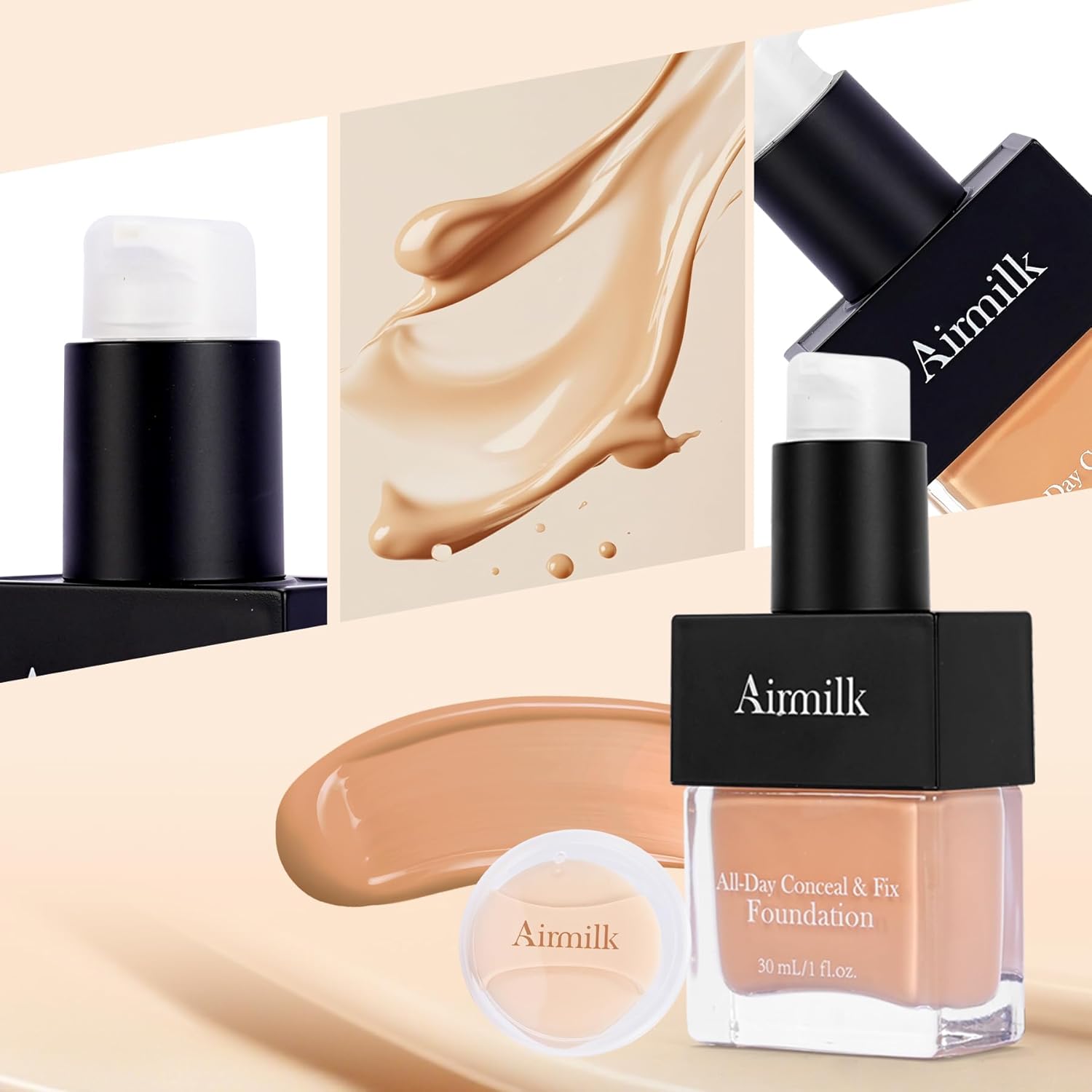 Full Coverage foundation makeup, Skincare Makeup with Salicylic Acid, for black women, Sensitive Skin​ 30ml (DEEP COOL) - Image 5