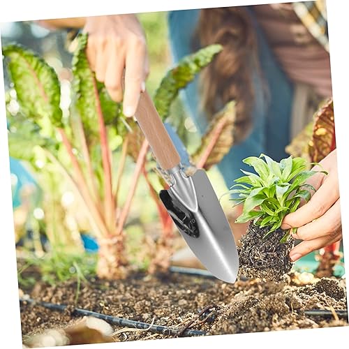 Miniatura 5 de Balacoo Juego de herramientas de mano de jardín ergonómico 2pcs pala de acero inoxidable para jardinería al aire libre e interior