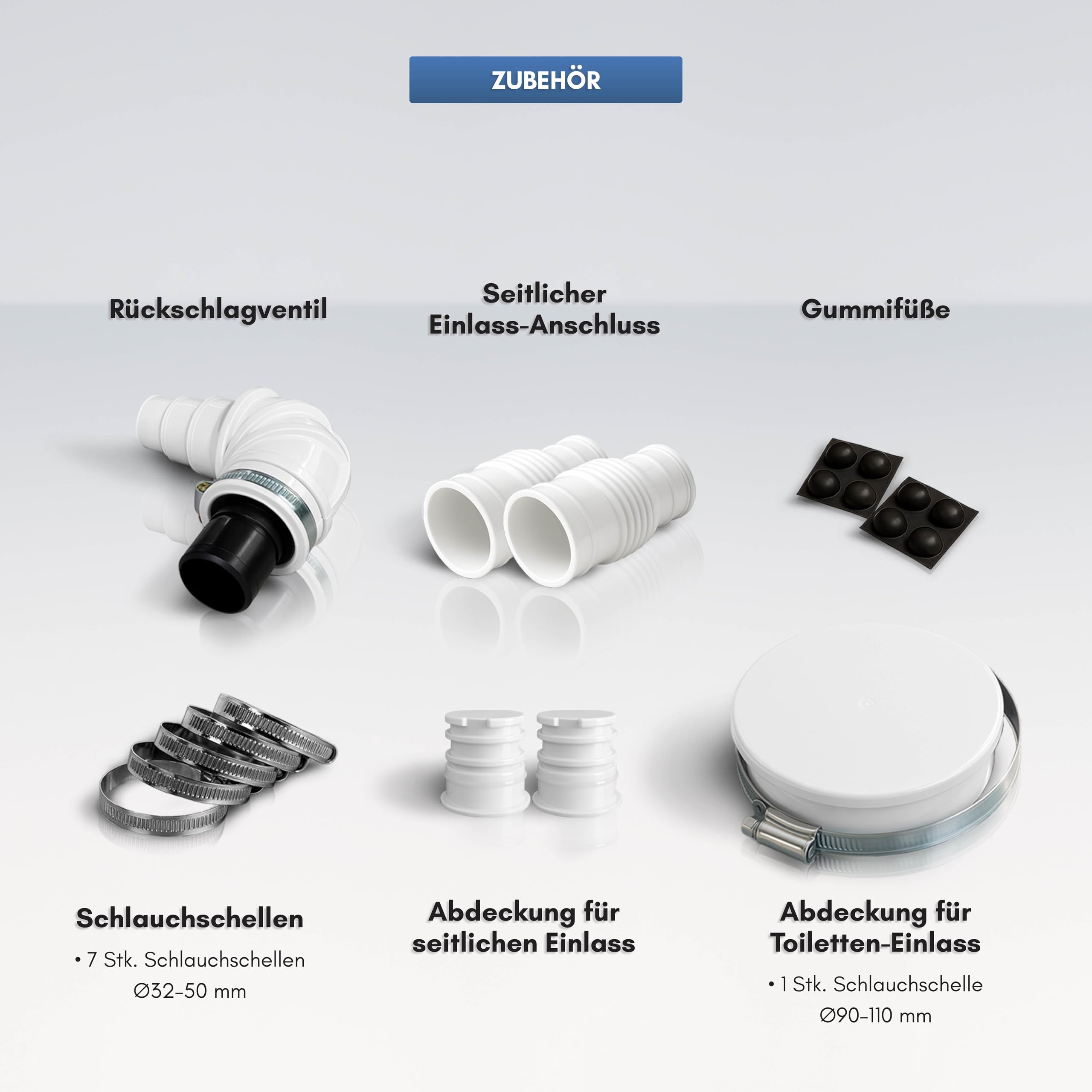 Aquamatix Hebeanlage 400W Sanitäre Abwasserpumpe 100L/min 8m Vertikale Förderstrecke mit 3 Einlässen für Toilette, Waschbecken und Badewanne mit Kohlefilter