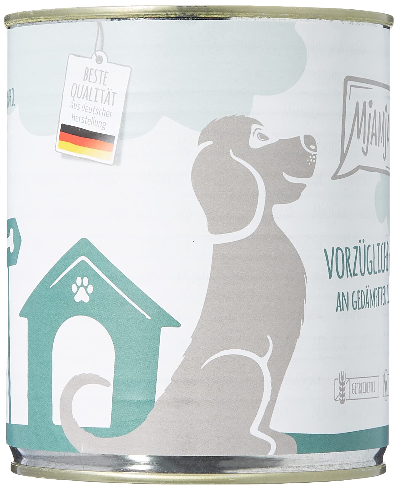 MjAMjAM Cibo Umido Per Cani - Vitello Con Zucchine - Senza Cereali - Confezione Da 6 Lattine Da 800g - Foto 5