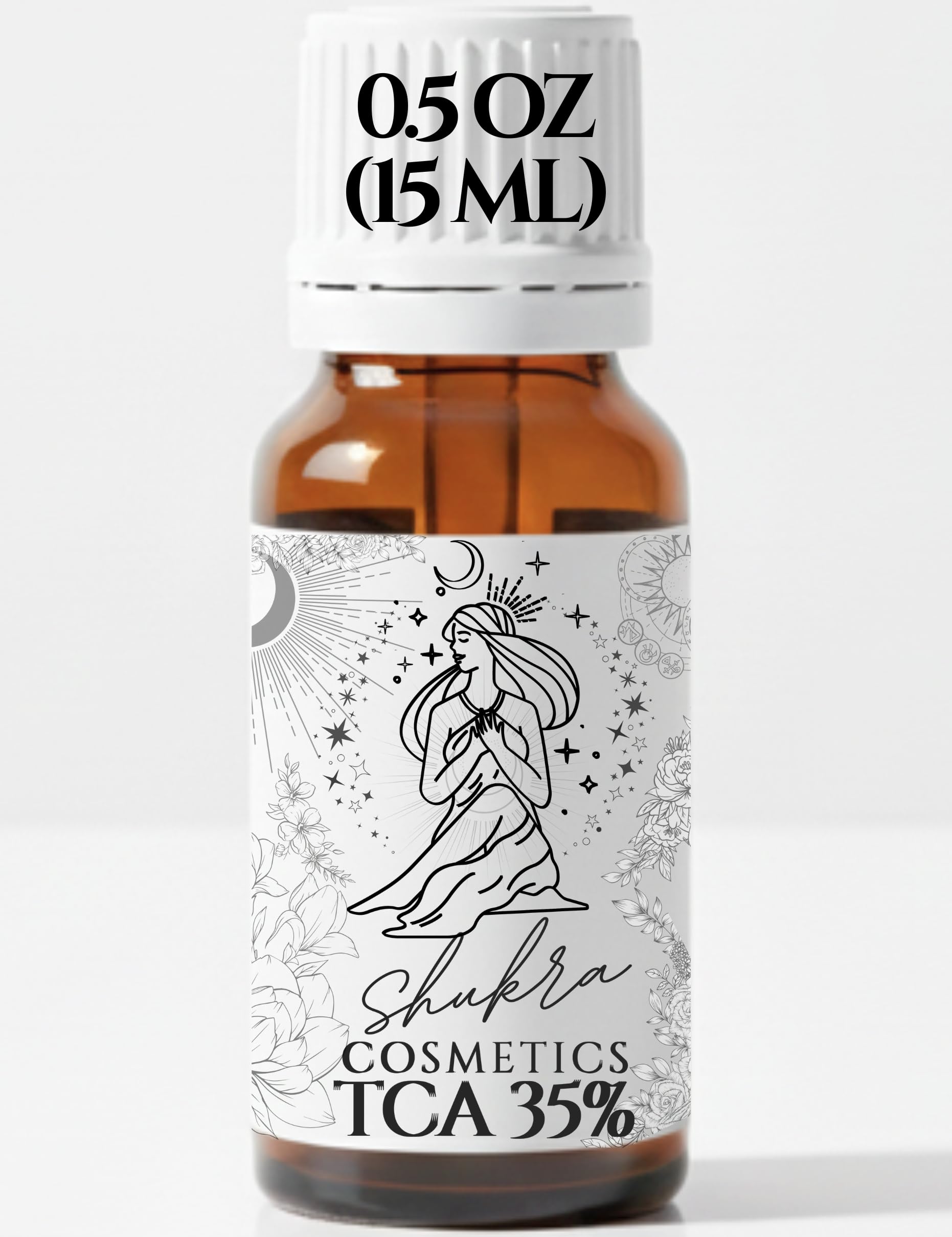 - TCAPlatinumDerm 35% Solution (0.5oz/15ml) medium depth chemical peel ideal for body peels, suitable for Aestheticians and DIY skincare enthusiasts