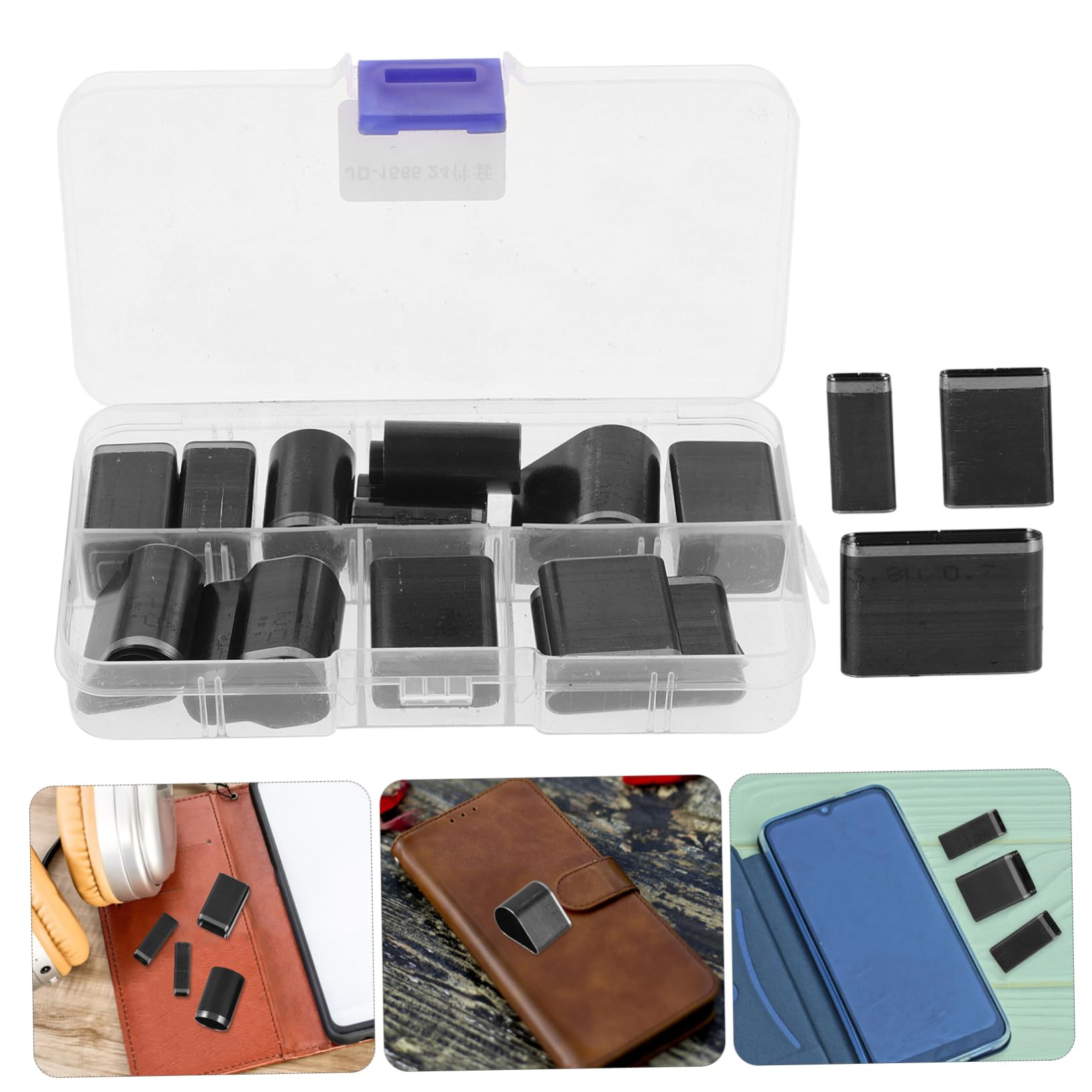STOBOK 96 Piezas Funda De Cuero Perforadora Herramienta Para Cinturón De Cuero Herramienta Cortadora De Círculos Martillo Para Hacer Bolsas De Cuero Herramienta De Cuero Para