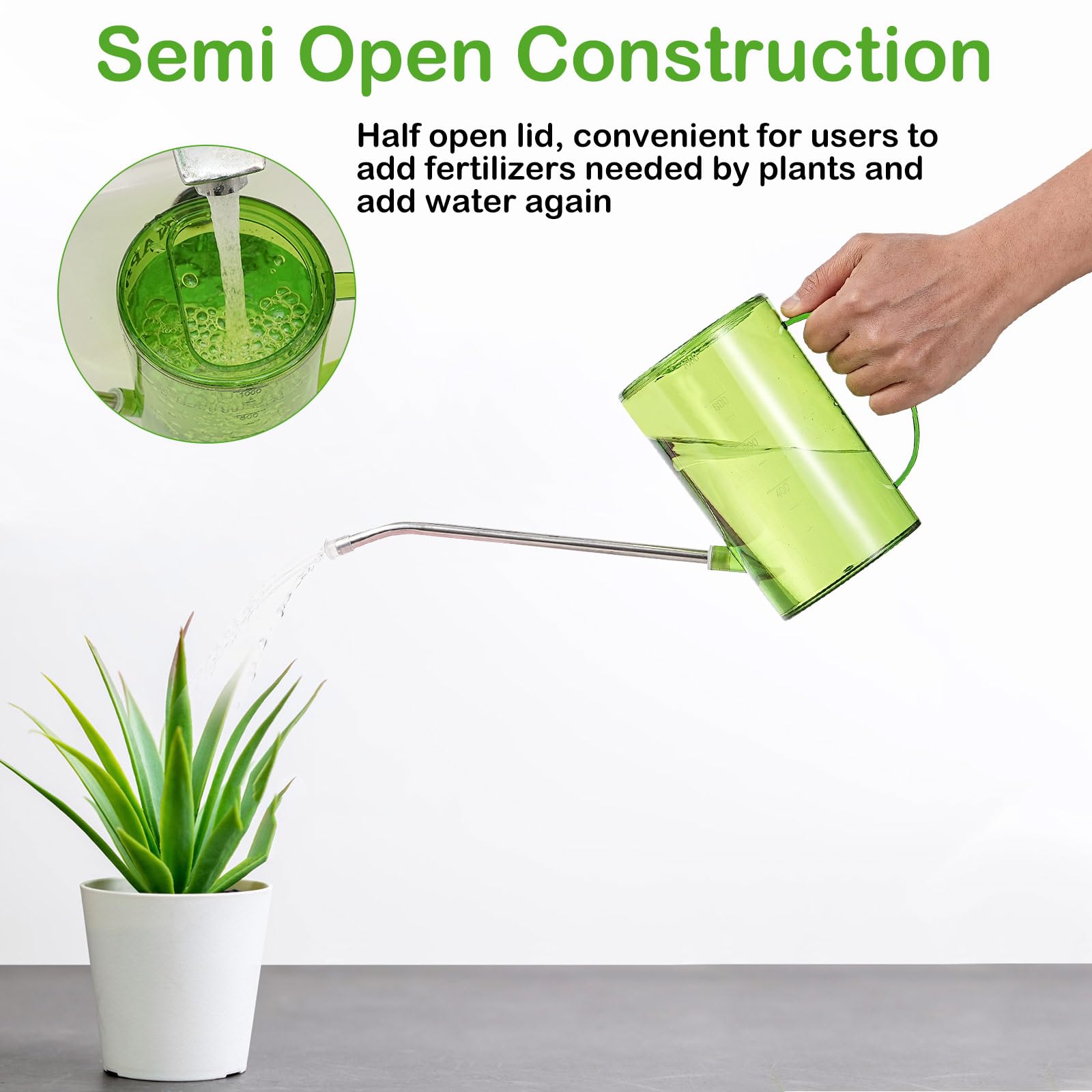 35.2 OZ Bonsai Watering Can, Small Watering Can Indoor and Outoor - Image 4