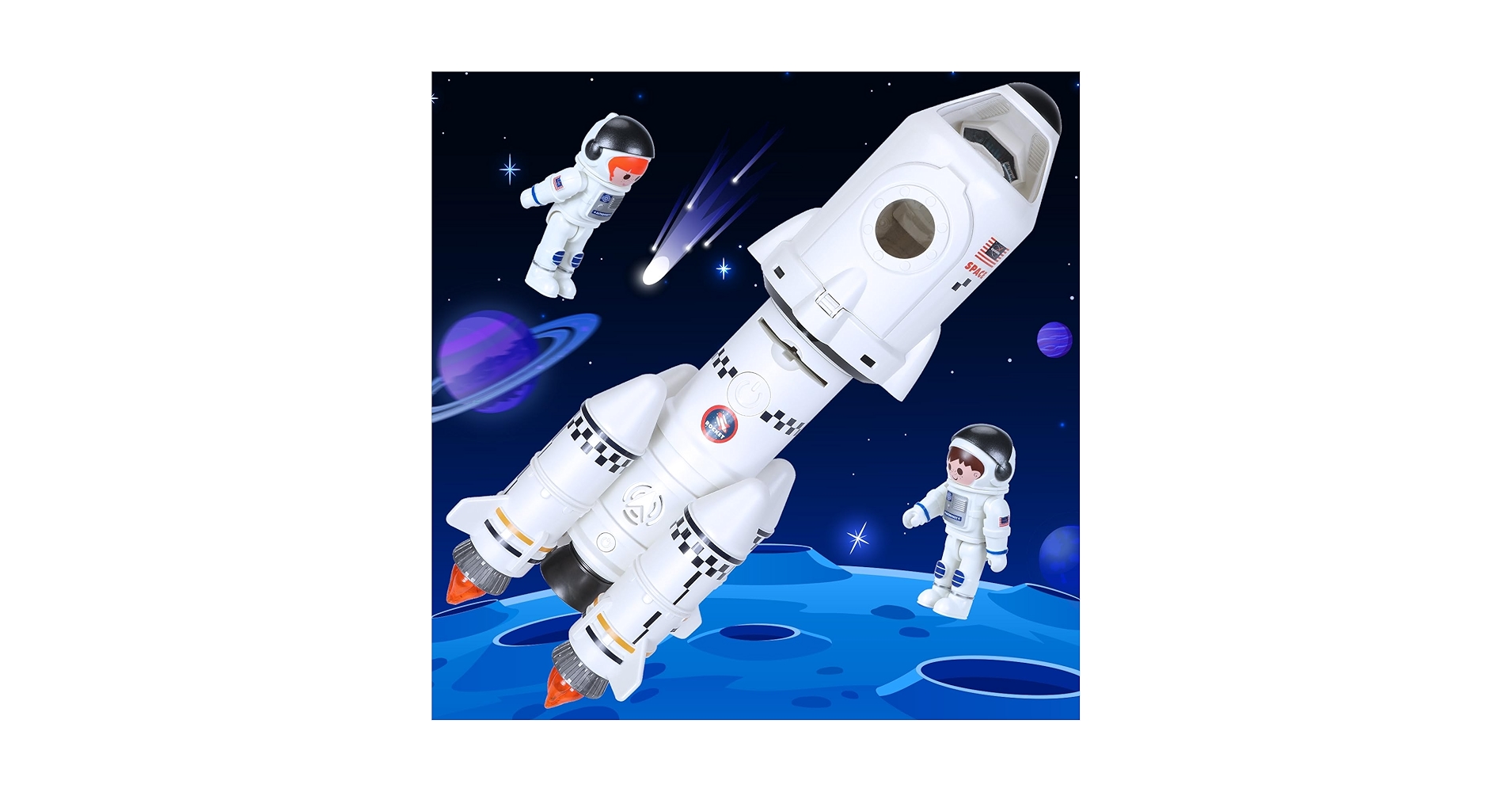 Amazon.com: JONEG Space Shuttle Toys for 3 4 5 Years Old