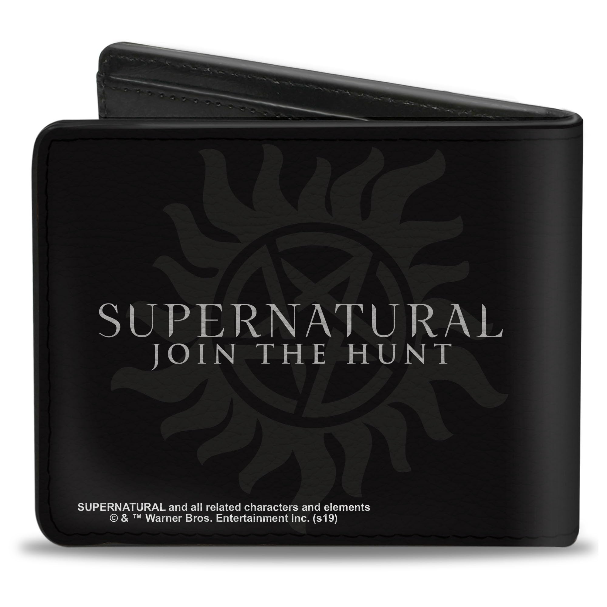 Buckle-Down Men's Bifold Wallet Supernatural, 4.0