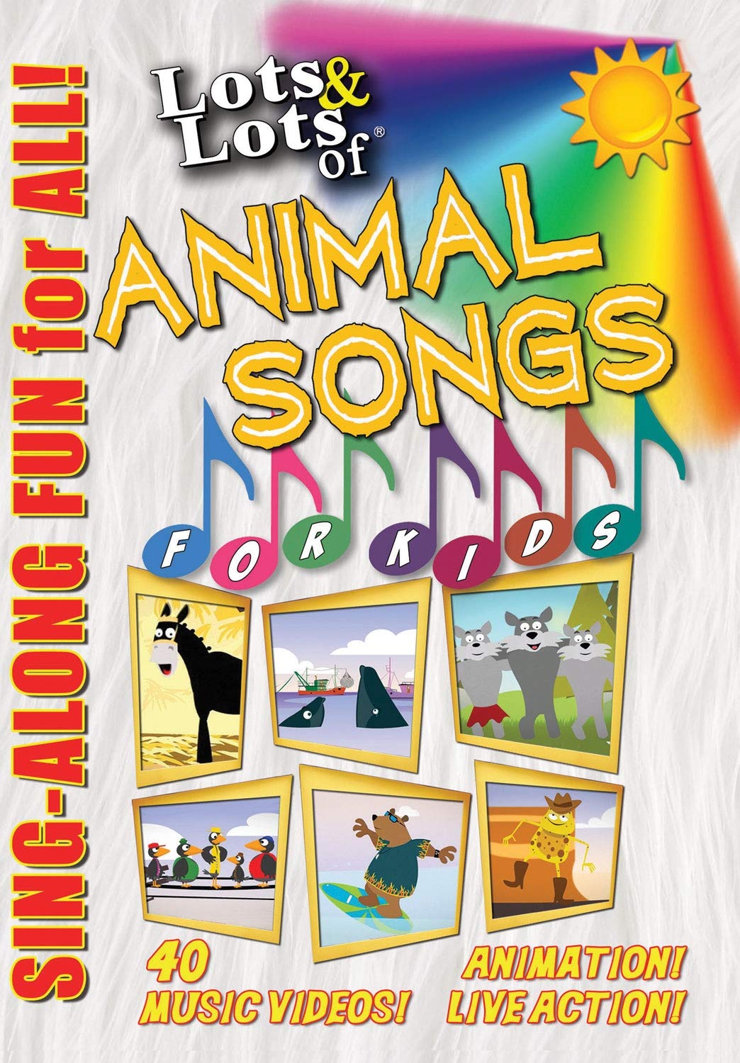 Lots & Lots Animal Songs canciones infantiles para entretener a niños en viajes