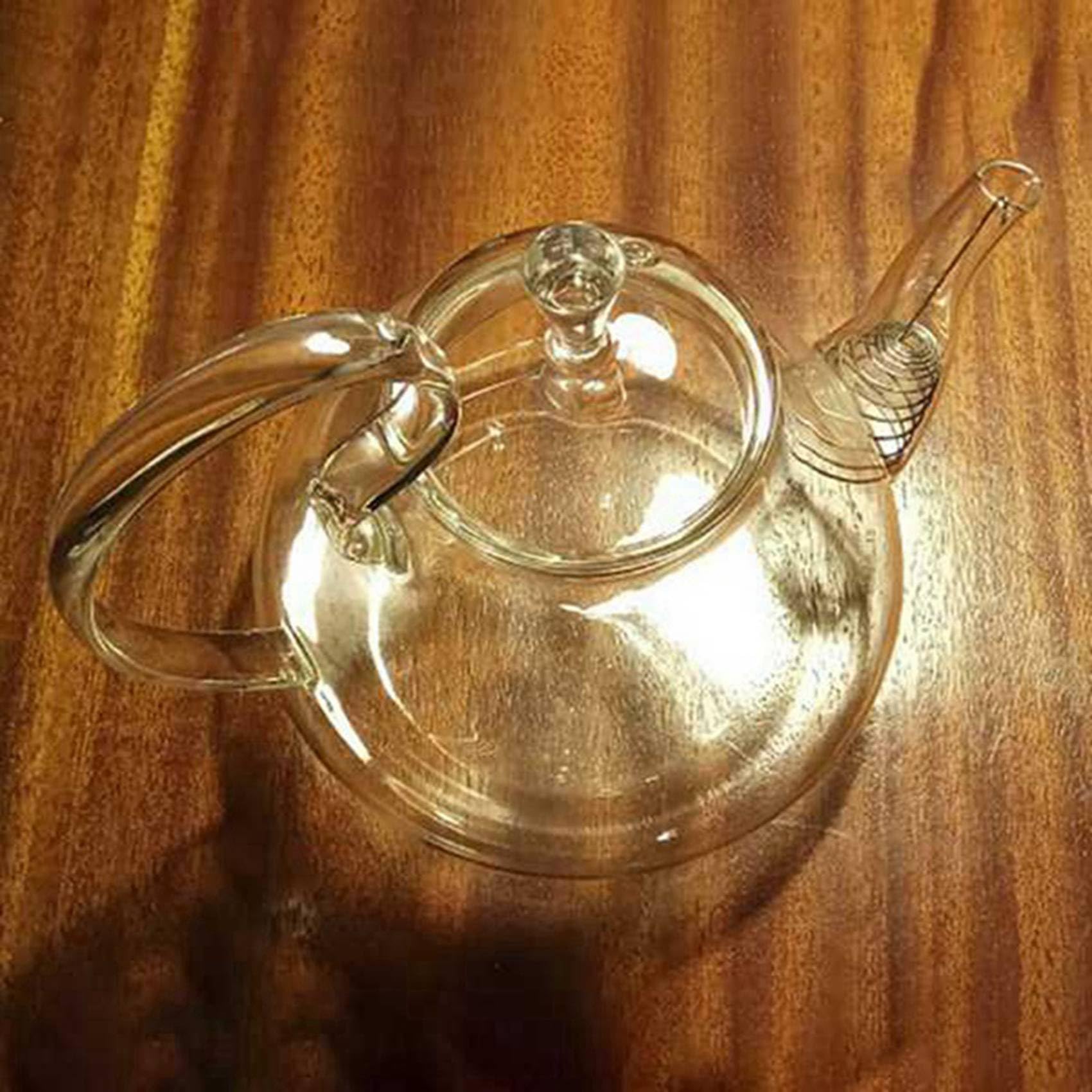 4 x 650 ml odporne na wysokie temperatury szkło do kawy, herbaty kwitnącej z sitkiem