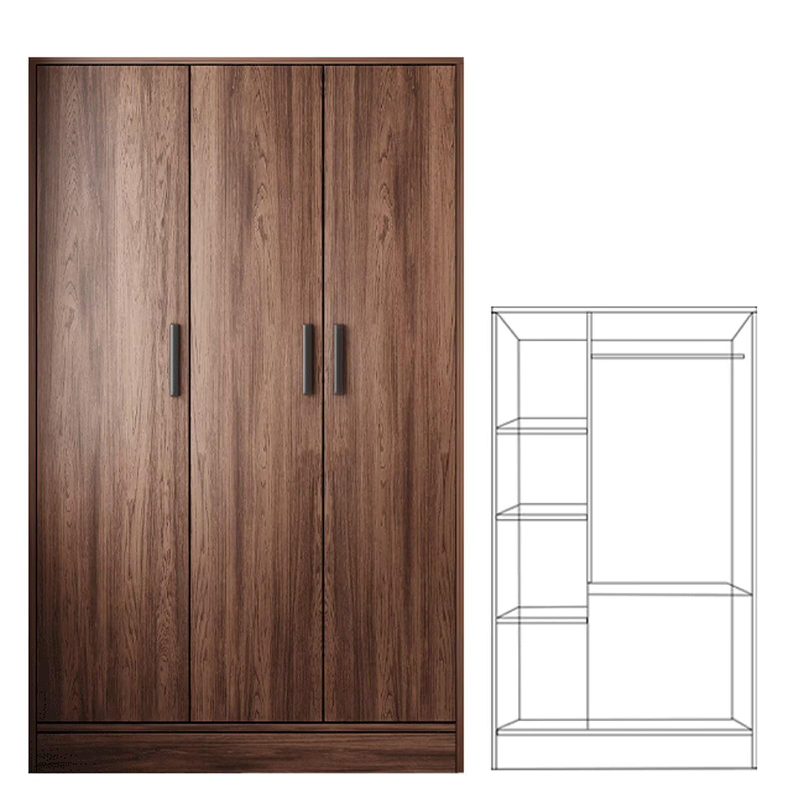 Amazon｜OrganizeHub ワードローブ 扉付き ロッカータンス