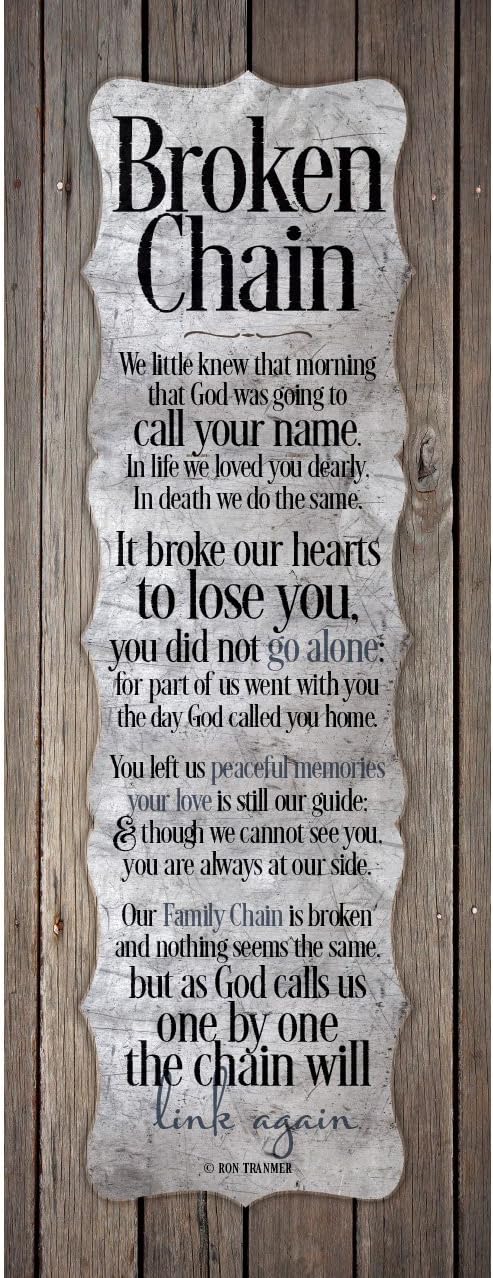 DEXSA Broken Chain New Horizons Wood Plaque 11.75" x 15" | Made in the USA