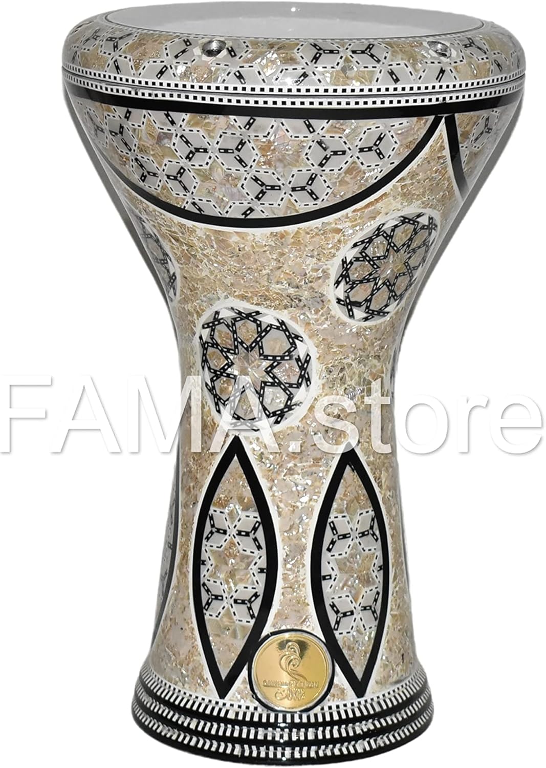 Buy 17 inches Drum Darbuka tabla doumbek mother of pearl Gawharet El
