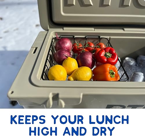 Miniatura 5 de Cesta enfriadora para RTIC de 65 cuartos de galón, estante de alambre para productos secos para enfriador RTIC de 65 cuartos de galón, compatible