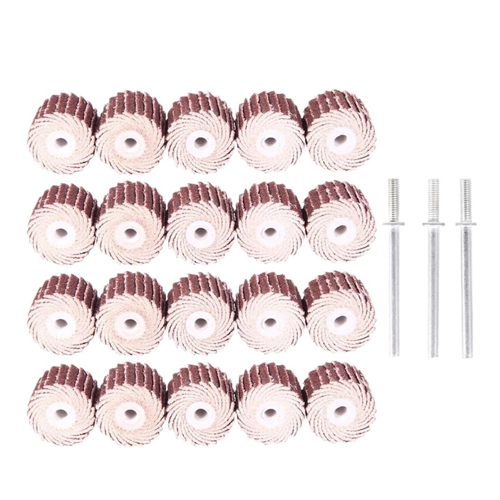 Extra Fine 800/1000 Grit 8 10 12mm Flap Sanding Wheels Compatible for Dremel-Abrasive Accessories for Rotary Tool, DIY Sanding & Polishing(23pcs 1000grit,8x8x3mm)