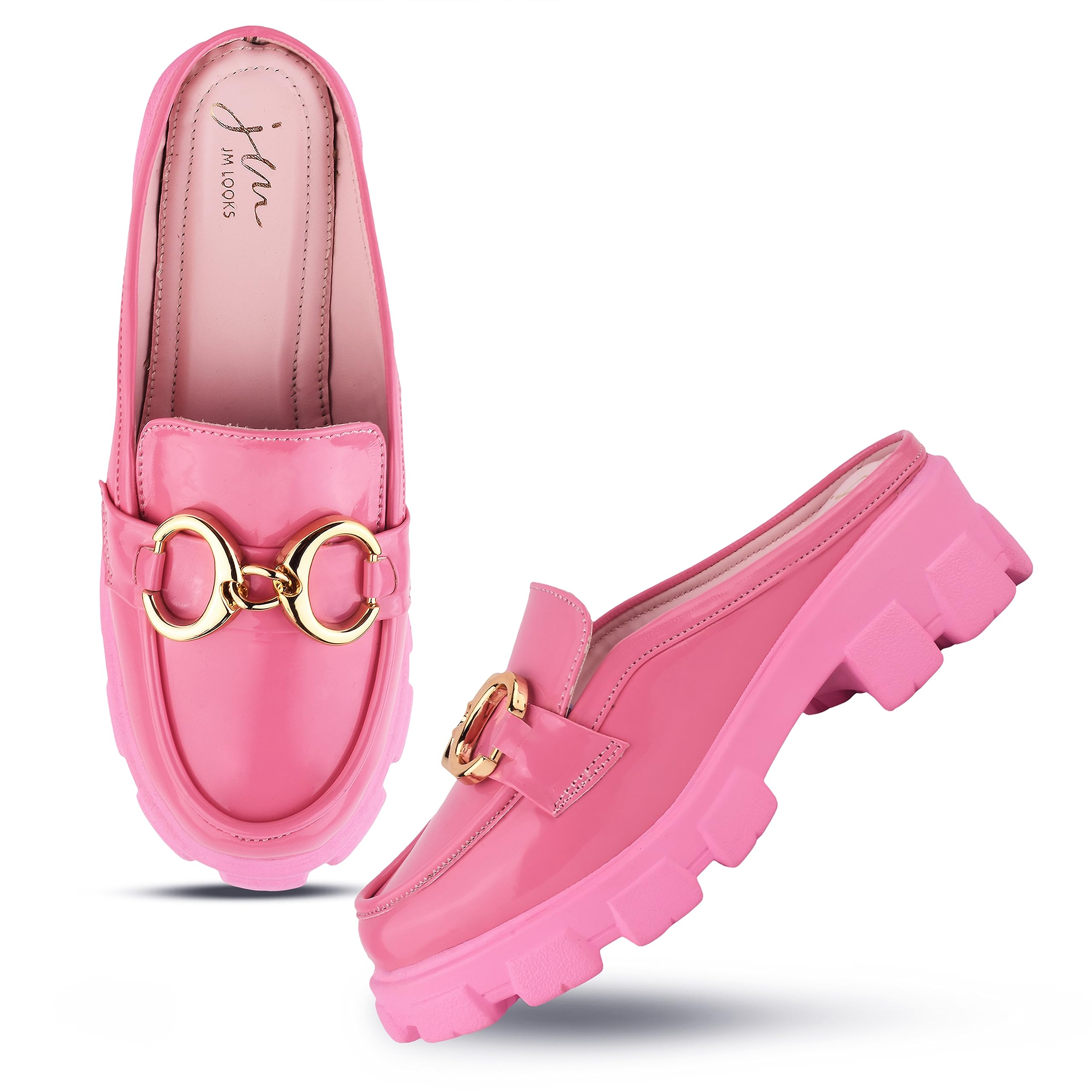 JM LOOKS Fashion Women Pink Stylish Casual Wedges Heel Fancy Solid Comfortable Sole For Womens & Girls (B0CFVFBB1Z) Amazon Price History, Amazon Price Tracker