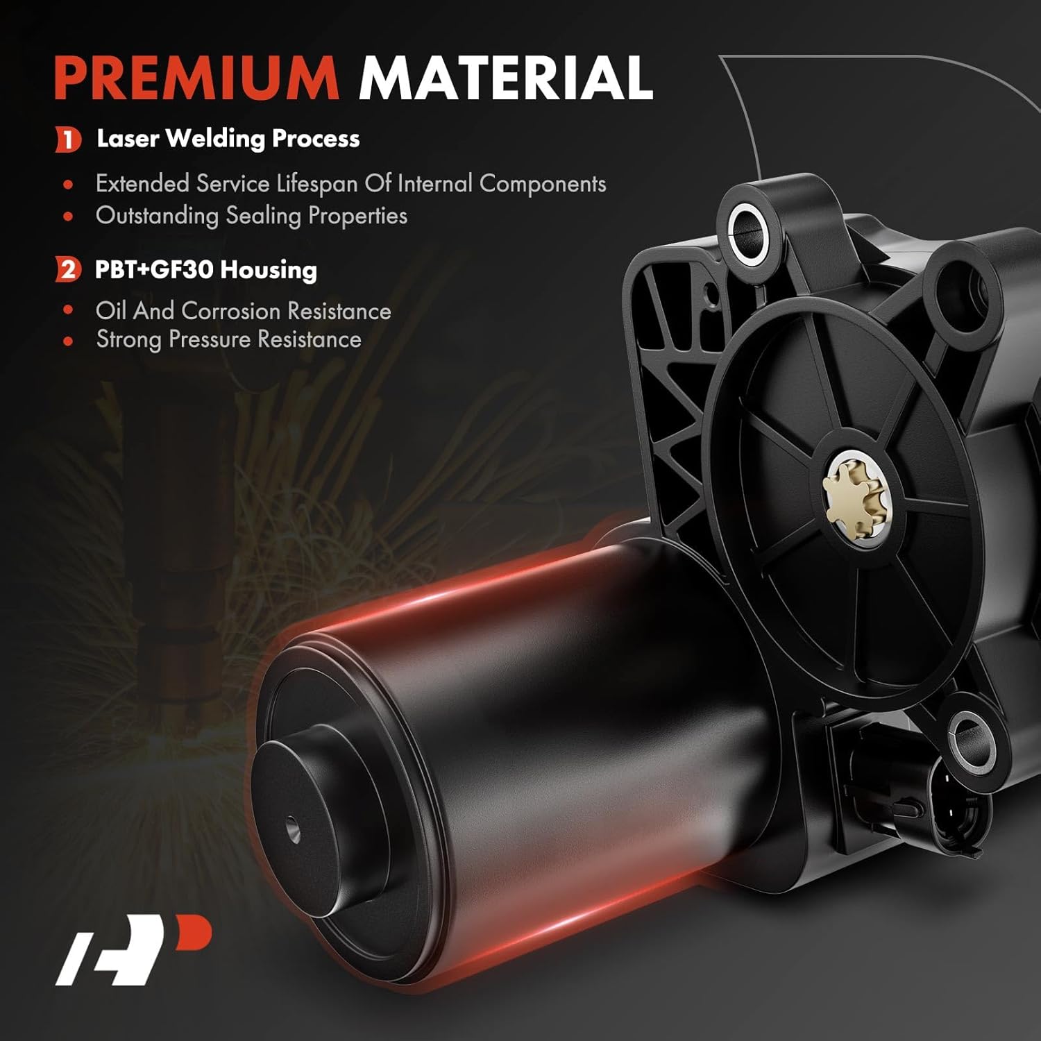 A-Premium Right Passenger Electronic Parking Brake Actuator Motor Compatible with Ford and Lincoln Models - Edge 2015-2018, Escape 2017-2018, Fusion 2013-2018, Continental 2017-2018, MKZ, MKX, MKC