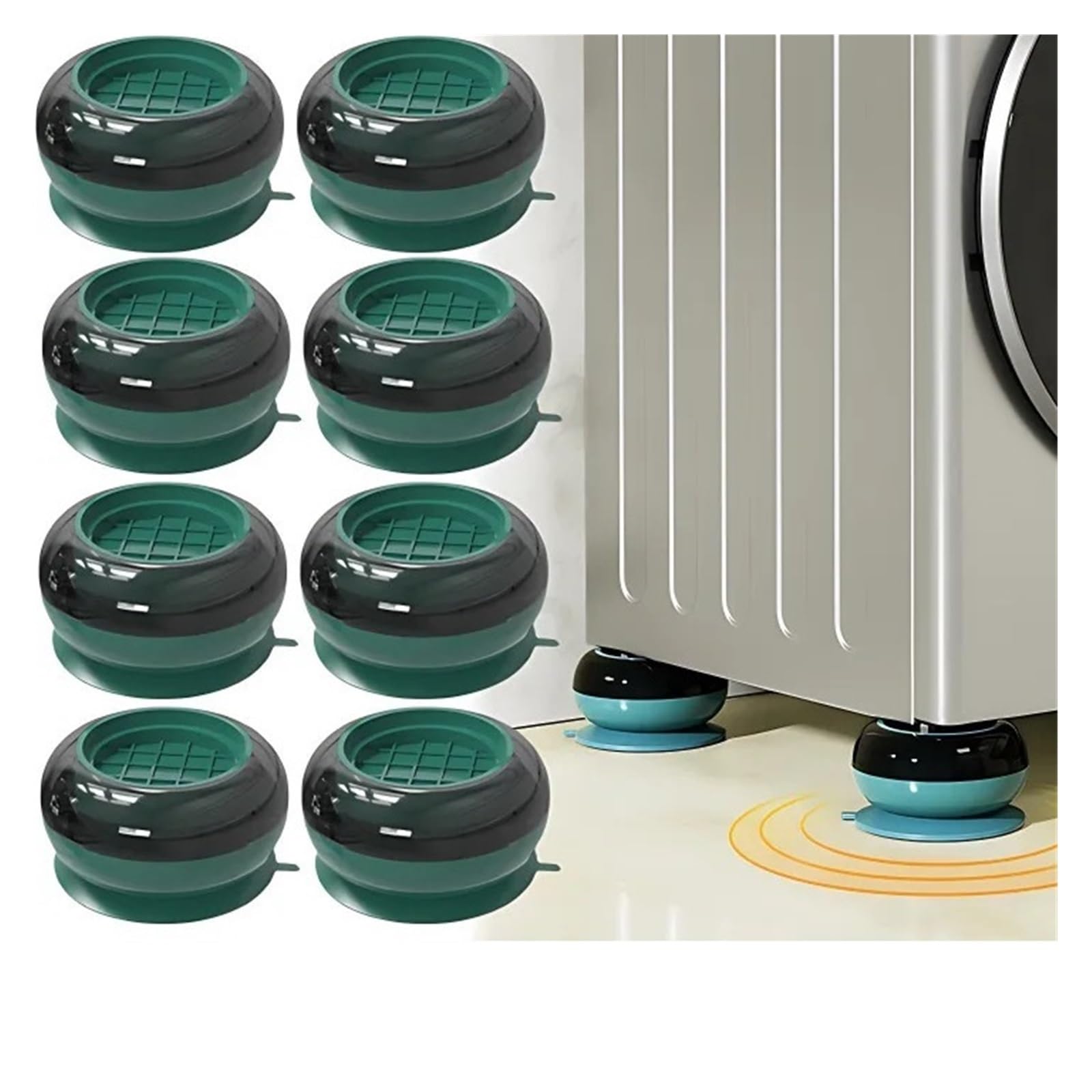 Gommini Antivibranti Universali For Lavatrici(4PCS-Green)