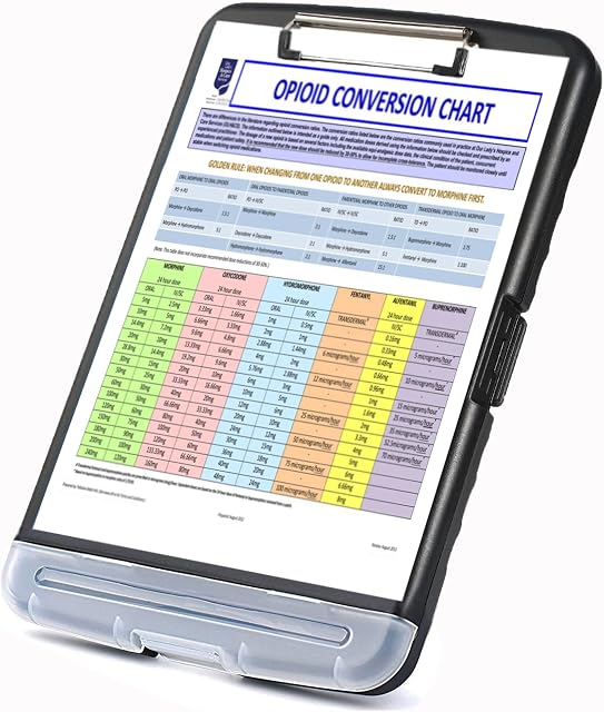 Pechor Clipboard with Storage Plastic A4, Clipboards Storage Box with Separate Pen Compartment, Perfect for Office School Medical Personnel Industrial Driver Paperwork (Black)