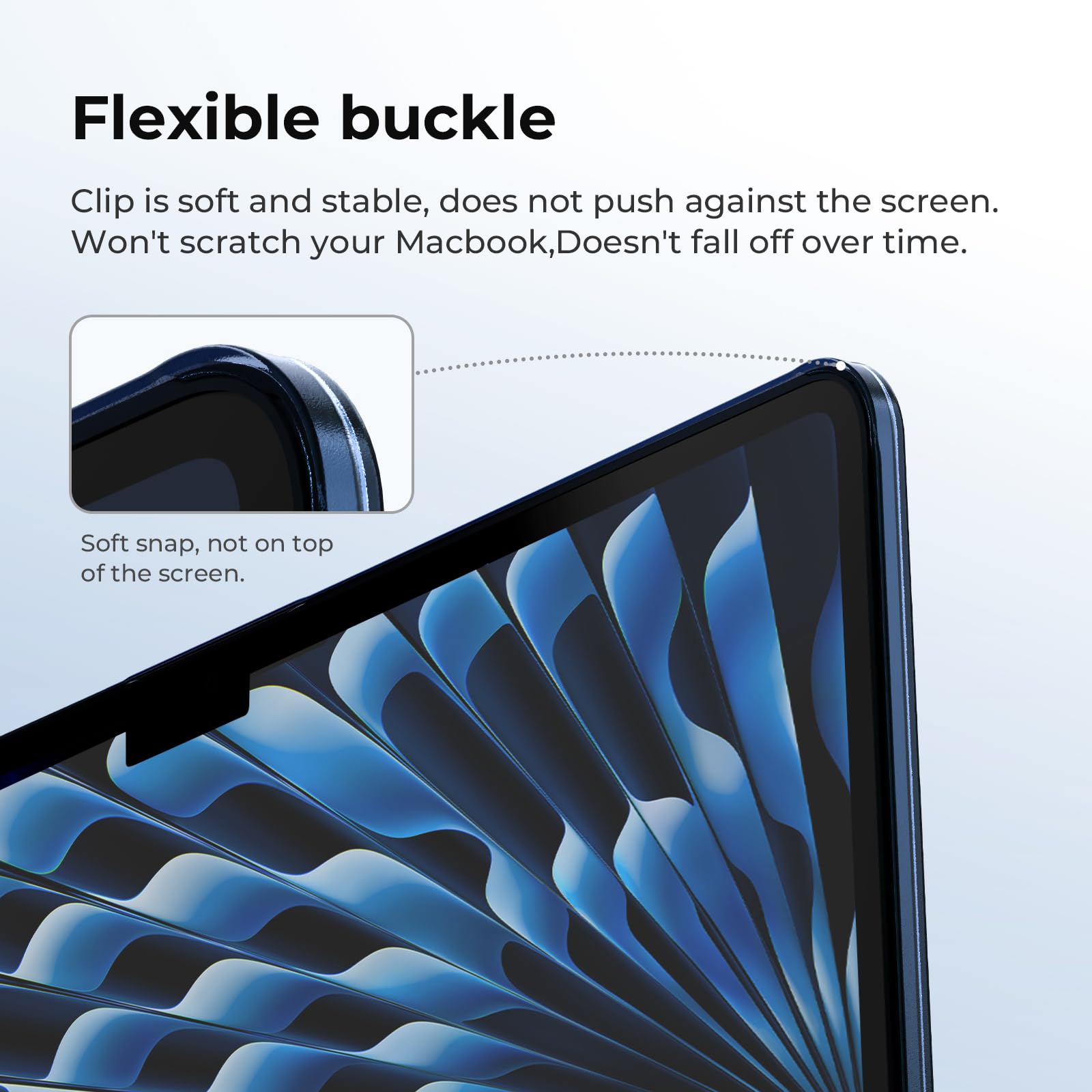BlueSwan Custodia Compatibile con Cover MacBook Air 13 M5 2026 M4 2025 M3 2024 M2 2022 Mac Book Air 13,6 Pollici Laptop PP Case A3449 A3113 A3240 Resistente ai Graffi si Bene - Opaco Blu Mezzanotte