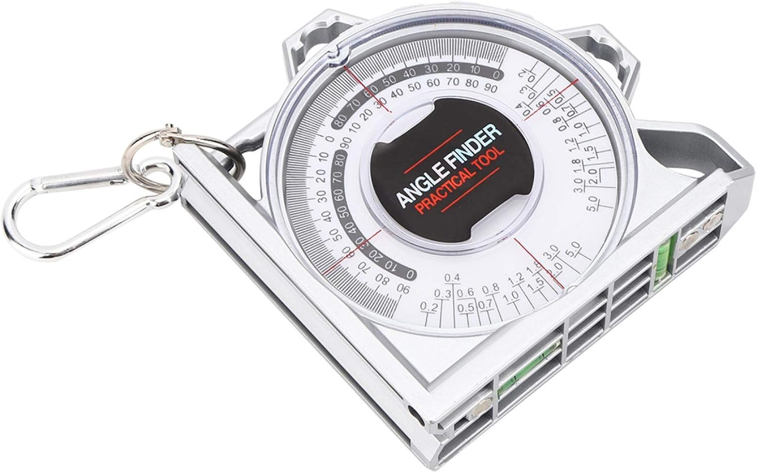 Magnetic Angle Finder Angle Locator Multifunctional Protractor Pitch & Slope Locator Inclinometer for Interior Decoration