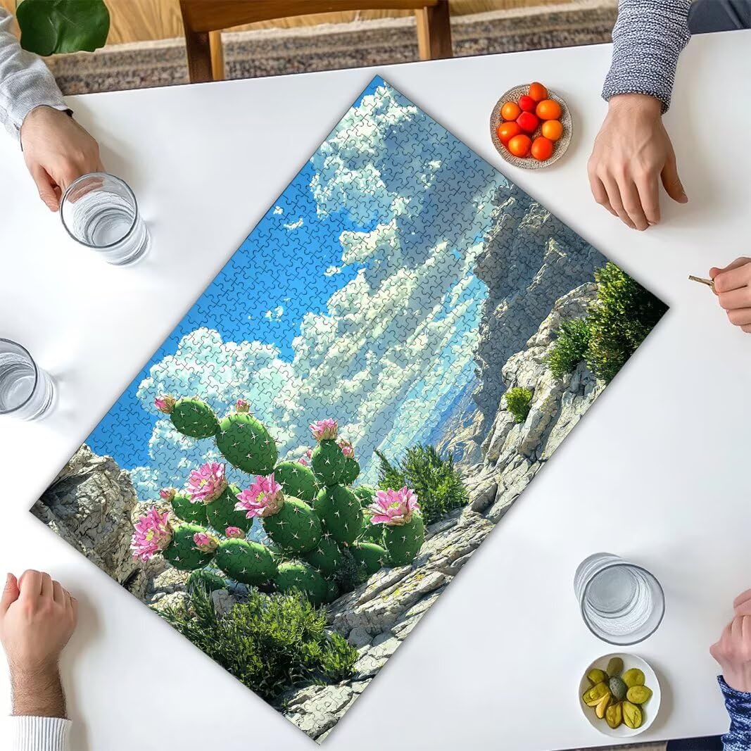 Puzzle Cactus, Puzzle 1000 Pezzi per Adulti, Regalo Donna/Uomo -2645