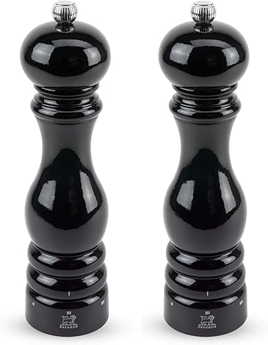 Peugeot Paris U'Select - Molinillo de sal y pimienta (9 pulgadas), color negro