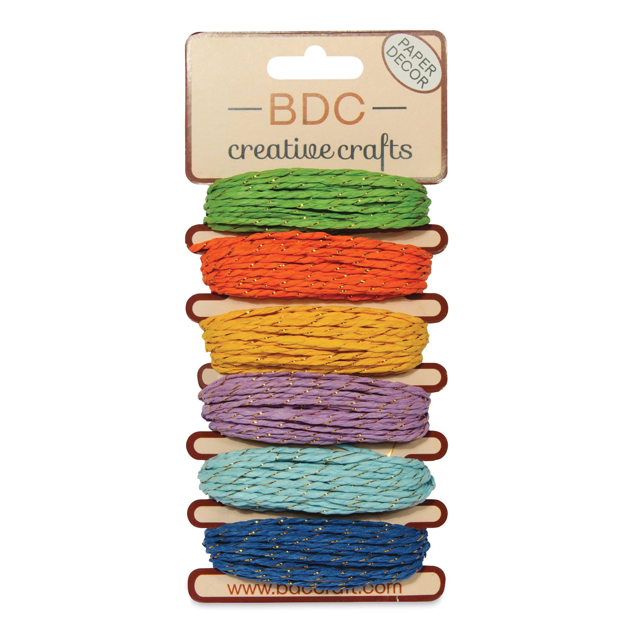 Paper Twine Mulan Fleck hilo de papel resistente para etiquetas colgantes y packaging