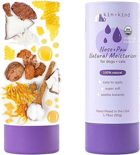 Miniatura 8 de kinkind  Bálsamo orgánico de nariz para gatos y perros y mantequilla de pata 23 onzas  Mantequilla de karité