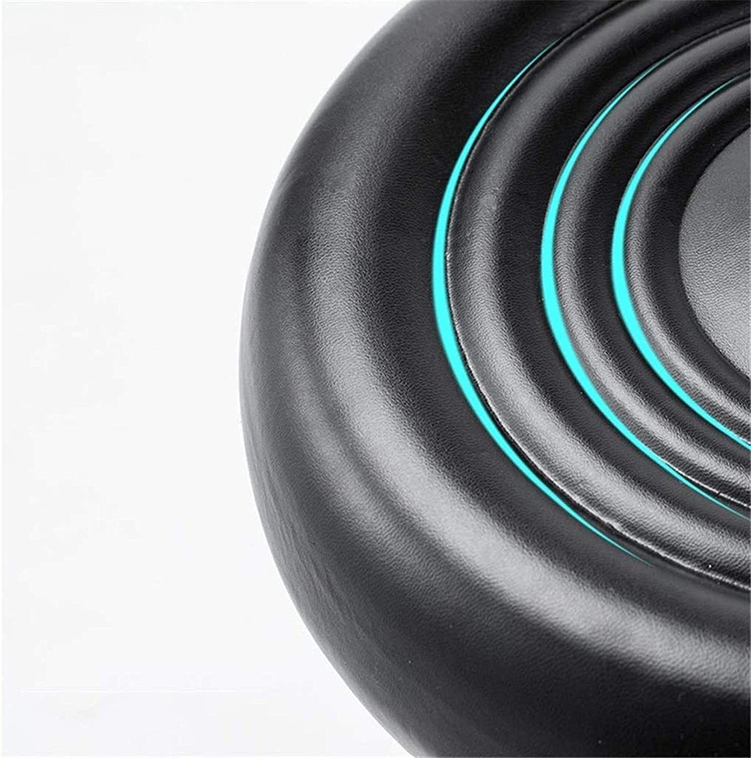auf Rädern, robust, höhenverstellbar, mit Rädern, hydraulisch, für Werkstatt, Gitarre, Labor, Tattoo, Werkbank, medizinischer verstellbarer Drehstuhl (Farbe: Schwarz, Größe: 33 x 42–54 cm) Present