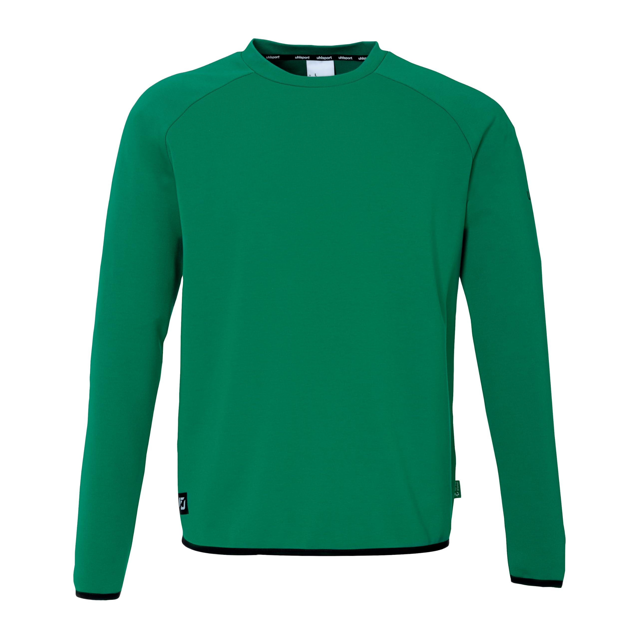 uhlsport ID Sweatshirt without Hood - for Children and Adults - Football Sweatshirt, Lagoon, 152 cm