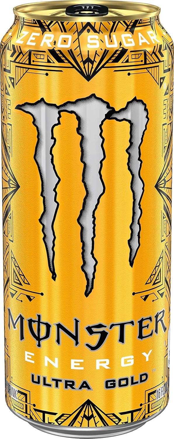 Italian Gourmet Ultra Gold bevanda energetica Energy 24 x 500ml | Gusto ananas fruchtig, caffeina enthalten, senza zucchero e calorie in, Gesamtnettogewicht 12 L + Kostenlos Polpa 400g