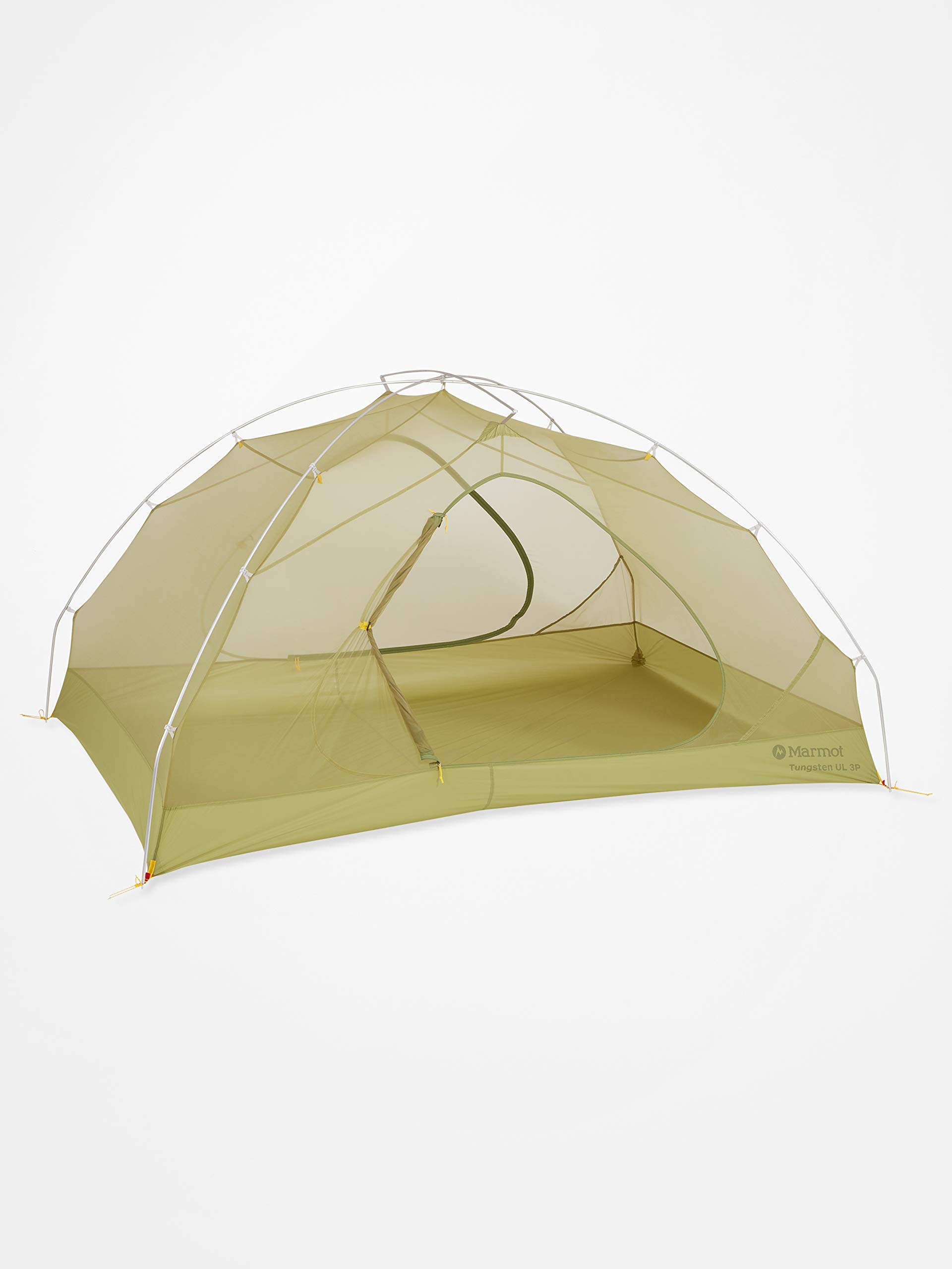 Marmot Tungsten UL 3P, Ultraleichtes 1/2/3 Personen Zelt, kleines 1/2/3 Mann Trekking Zelt, Camping Zelt, absolut wasserdicht, Wasabi, ONE Sport & Freizeit