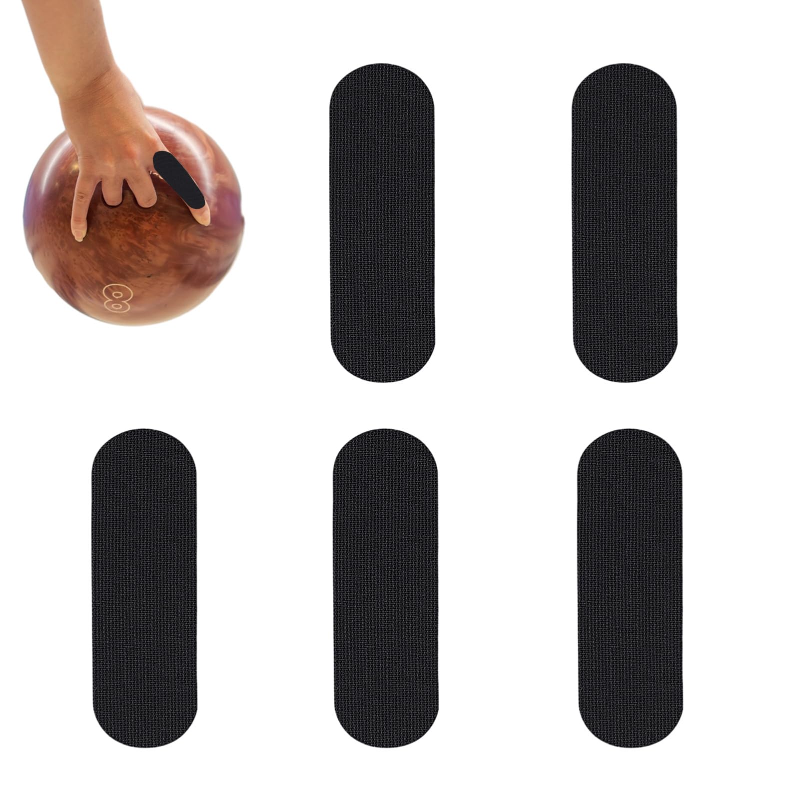 Bandes D'Insert De Synchronisation EMAX Genesis Pour Balle De Bowling - Noir, Argent, Blanc - Lot De 10