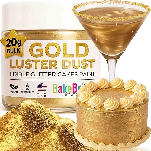 Polvo brillante, polvo dorado comestible, polvo dorado brillante, decoración de pasteles comestibles, polvo dorado para pasteles, polvo de brillo