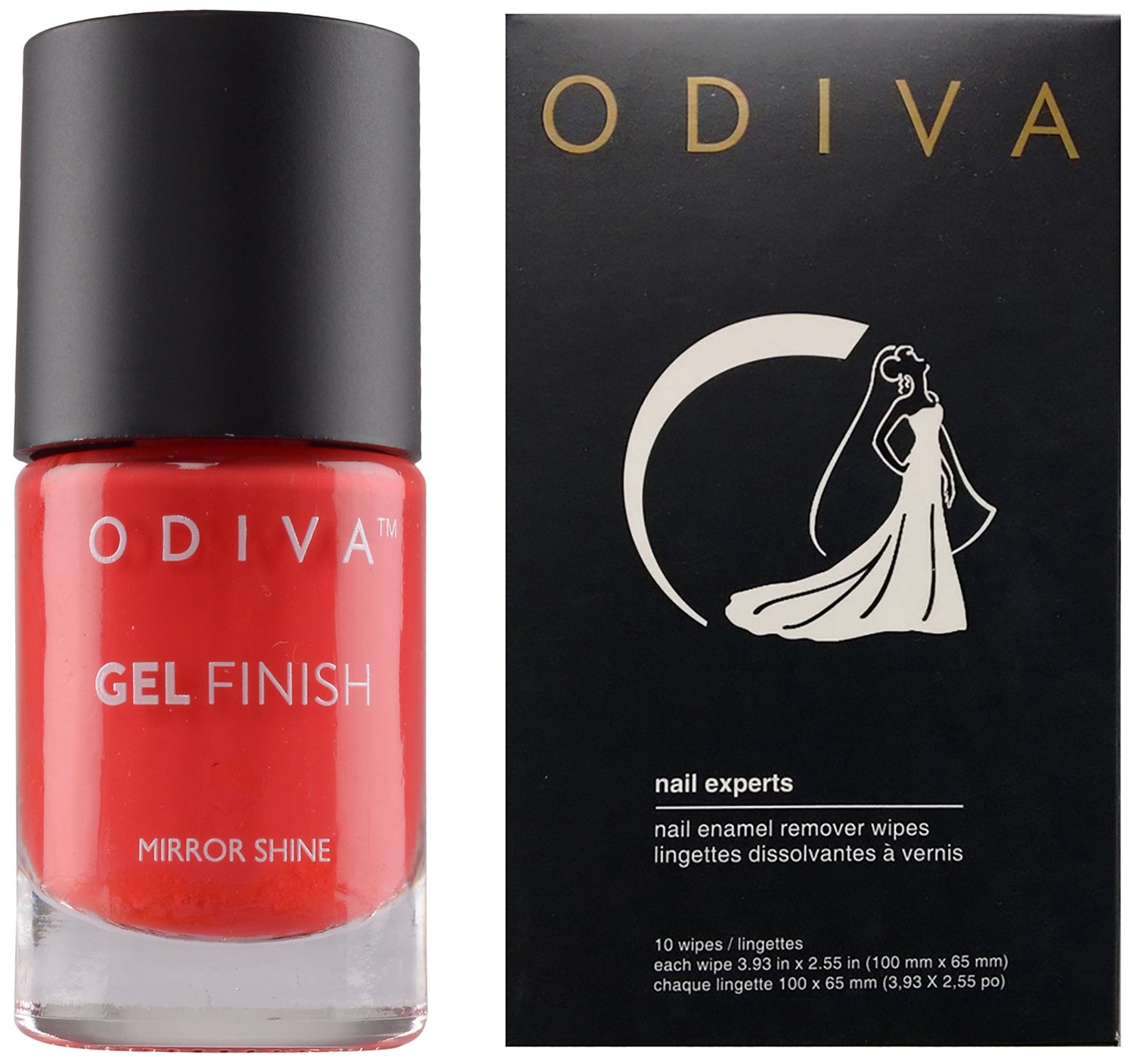 Odiva Charming Affair Gel Finish Nail Polish and Nail Polish Remover, Dark Pink, 11 ml-image-21