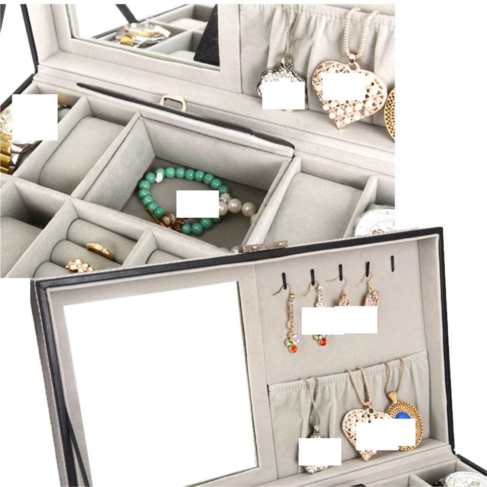 Caja de almacenamiento for gafas sol, joyero, organizador joyas, soporte for y relojes, regalo Para Gafas
