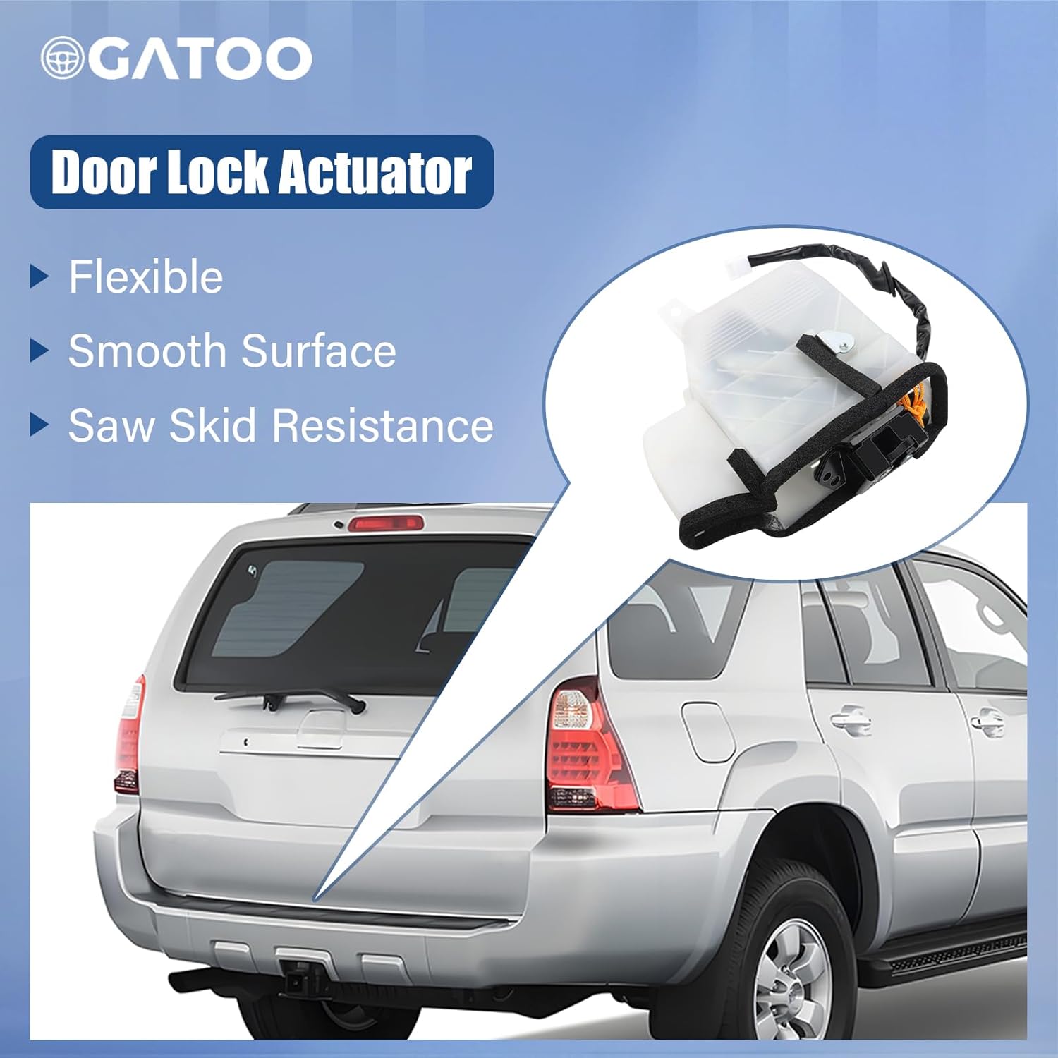 Trunk Latch Tailgate Lock Rear Gate Hatch Fit for 4.0L 4.7L Toyota 4Runner 2003 2004 2005 2006 2007 2008 2009 Liftgate Door Actuator Back Assembly Motor, Replace# 69110-35060 69110-35062 69110-35090