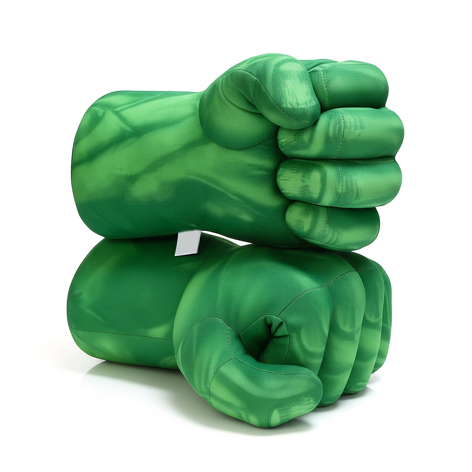 Gants de Boxe Enfant, poings en Peluche Douce, pour Cosplay, Noël, Halloween et Anniversaire, Cadeau Insolite pour garçons et Enfants (Vert)