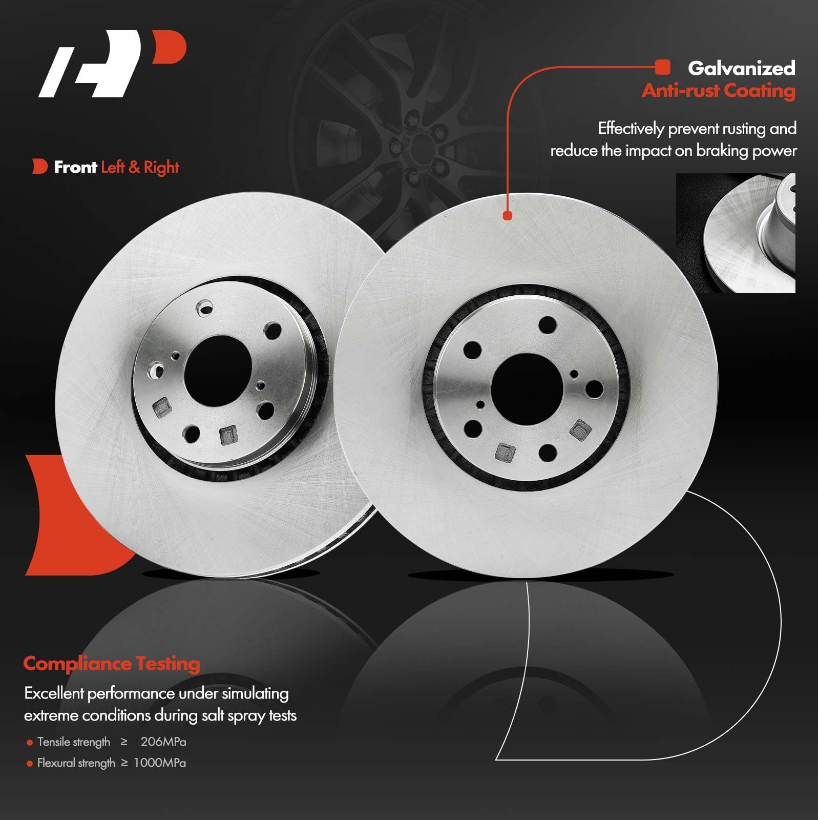 Max Advanced Brakes. VALUEMAX SERIES Front BRAKE ROTORS - SY038541