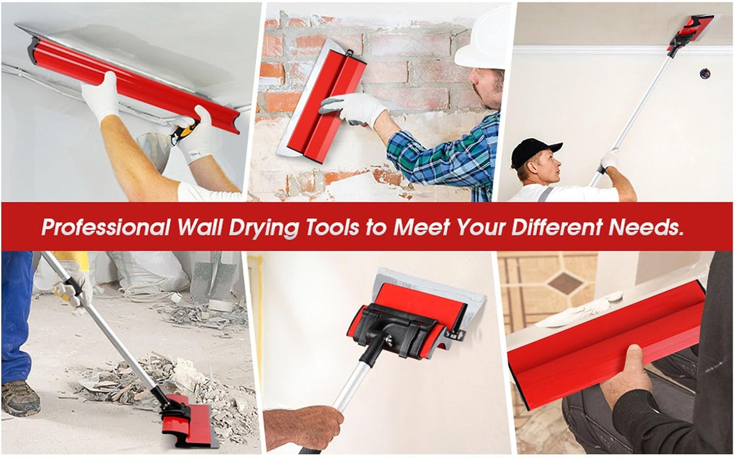 Skimming Blades, Skimming Blade Set Lightweight High Strength Ergonomic Handle for Wall Ceiling