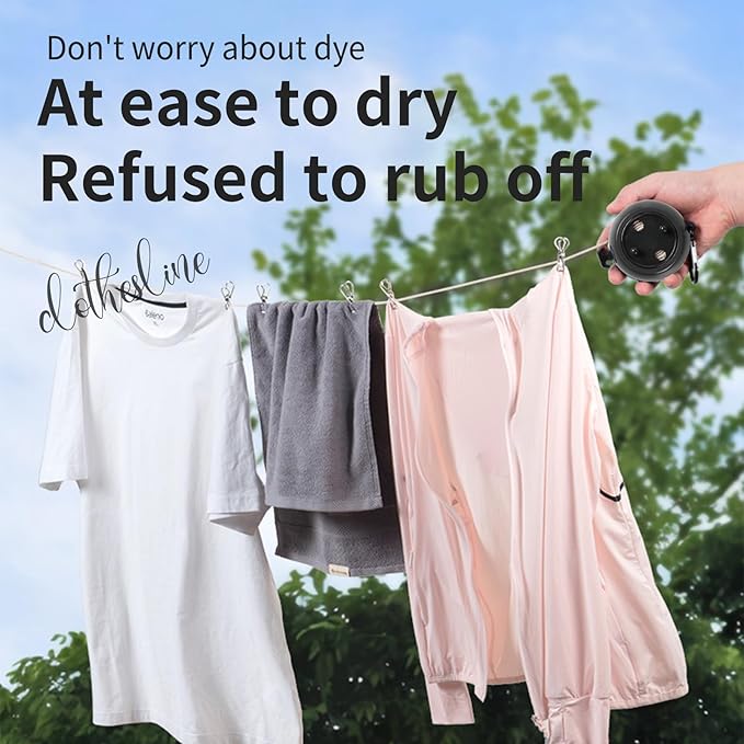 Portable Travel Clothesline | Perfect for Camping & Travel!