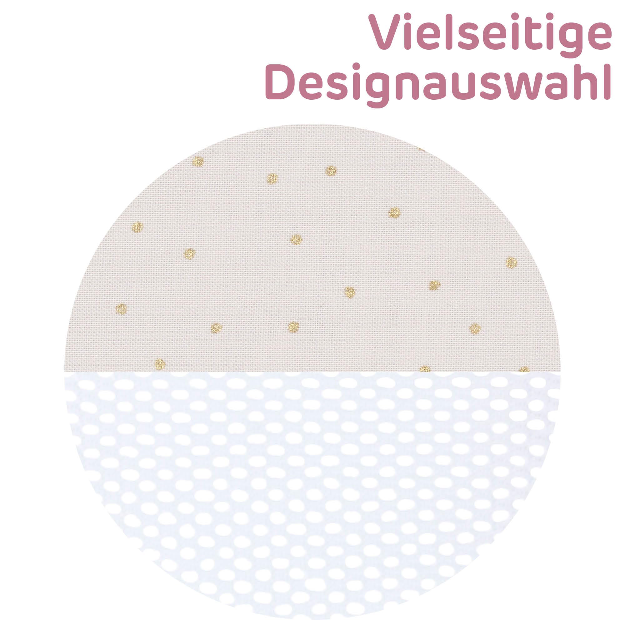 babybay Gniazdko 3D Mesh Royal pasuje do modelu oryginalnego, beżowe, błyszczące kropki, złote