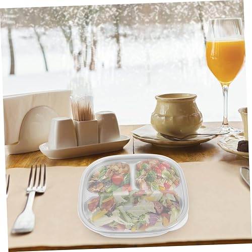 Miniatura 5 de Mikinona Juego de vajilla de acero inoxidable 304 tapas de placa de acero reutilizable para adultos, niños y niñas