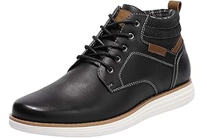 Men's Mid Top Chukka Sneaker Lace Up Dress Boot