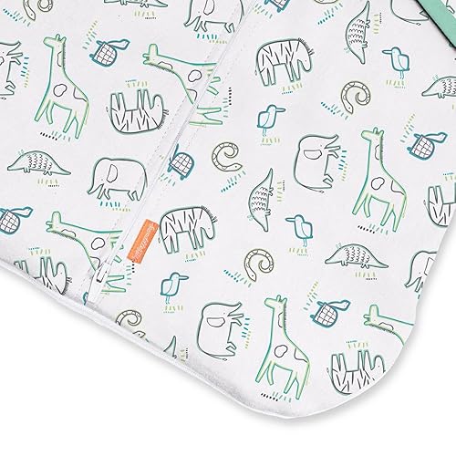 Miniatura 3 de SwaddleMe Room to Grow Swaddle  0-6 meses paquete de 1 Into the Wild Baby Swaddle Wrap crece con el bebé transición a dormir con los brazos para