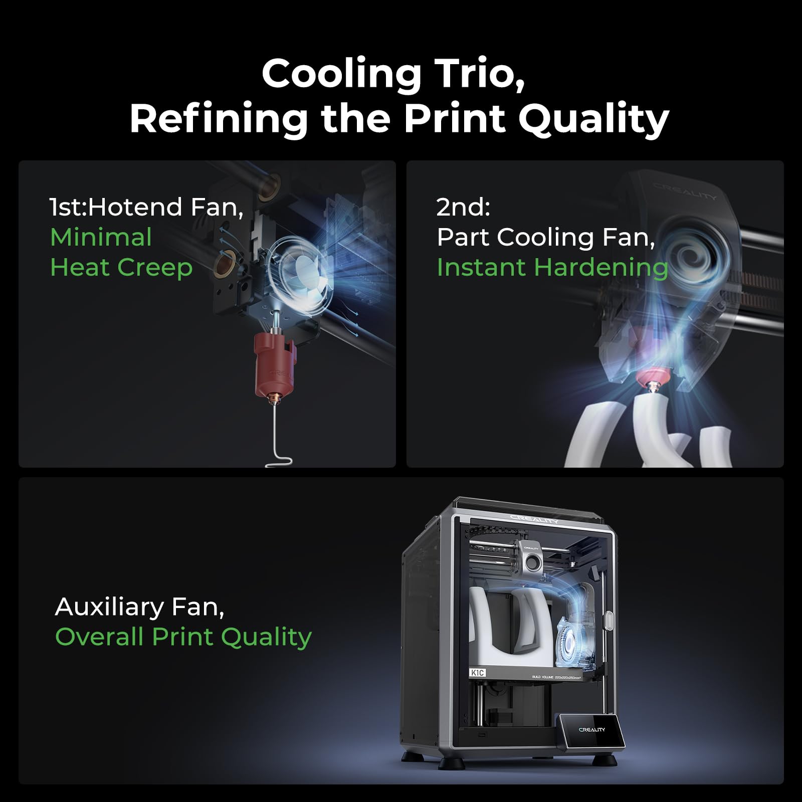 Amazon | Creality K1C 3Dプリンター、600mm/s 高速全金属押出機 自動