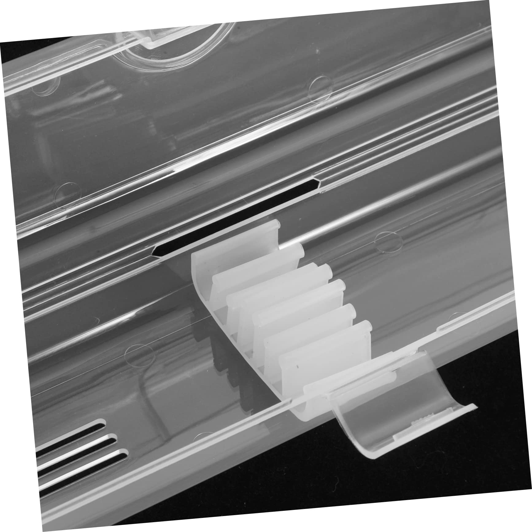 LALADEFIEE 4pcs Travel Straw Storage Box Portable Drink Straw Organizer for Car Home Office