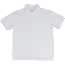 Elbeco 100% Cotton Short Sleeve Polos for Men white-1XL