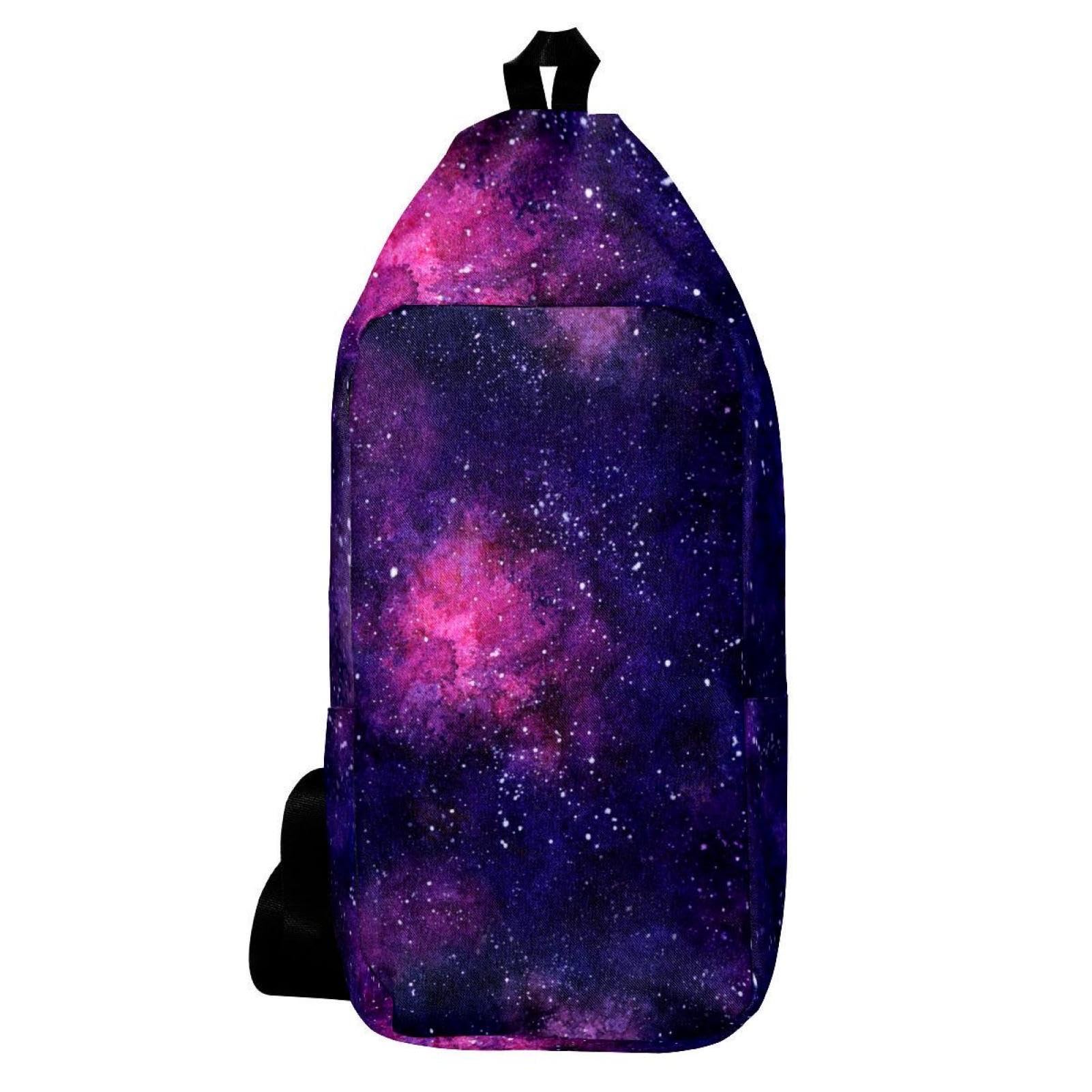 Sac à dos de voyage antivol et compact imprimé nébuleuse cosmique