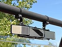 Vista 8 de SuperATV Espejo retrovisor de 3 paneles con abrazaderas de 1.75 pulgadas para Artic Cat/CFMOTO ZForce/Kawasaki Teryx/Polaris General/Polaris