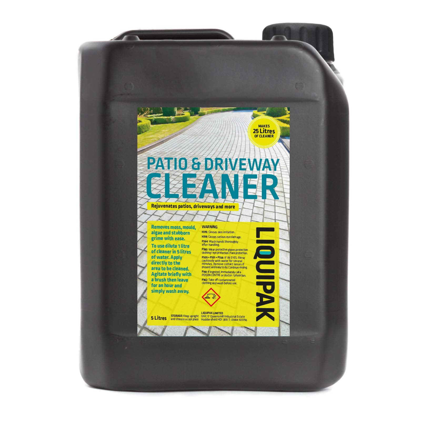 Liquipak Patio and Driveway Cleaner Green Mould and Algae Remover